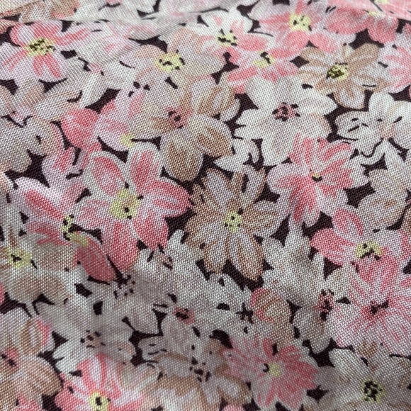 H&M Pink Boho Floral Puff Sleeve Tiered Maxi Sundress  Small 💖2 for $30💖 - Picture 12 of 12